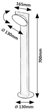 Lampă LED de exterior Rabalux 77149 WENGEN LED/12W/230V IP54