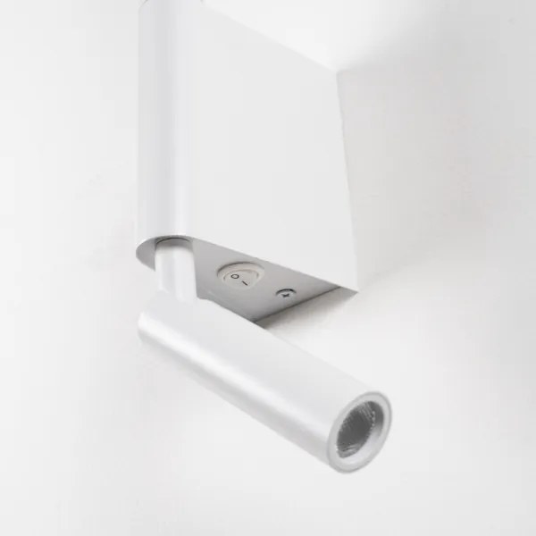 Brilagi - Aplica spot LED de perete VIXON LED/3W/230V + LED/5W, alb, CRI 90
