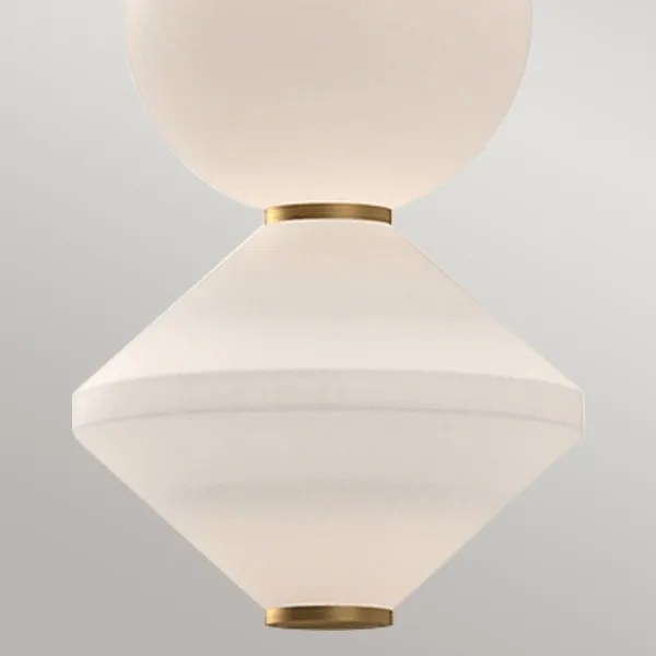 Alora Mood ALM-BIJOU-P3-GD - Lustră LED BIJOU suspendată pe cablu, 20 W, 230 V, 3000 K, auriu