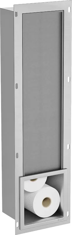 Mexen X-Wall-B magazie de hârtie igienică, inox - 1915