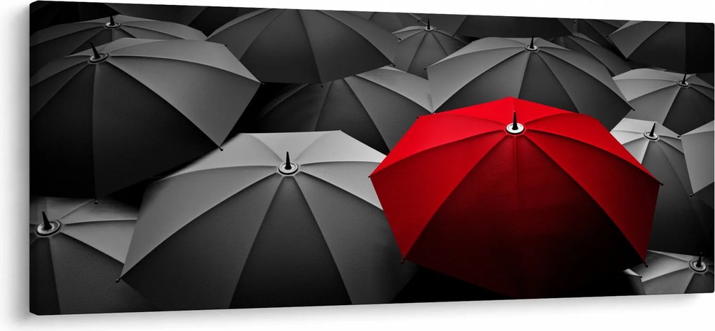 Tablou cu umbrele deschise (120x50 cm)