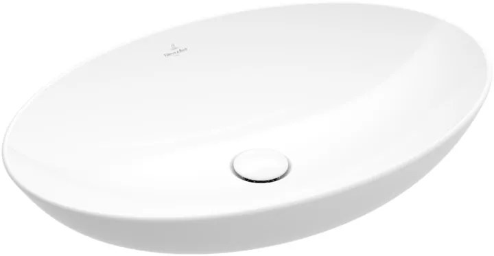 Villeroy &amp; Boch Loop &amp; Friends lavoar 62x42 cm oval de blat alb 4A480101