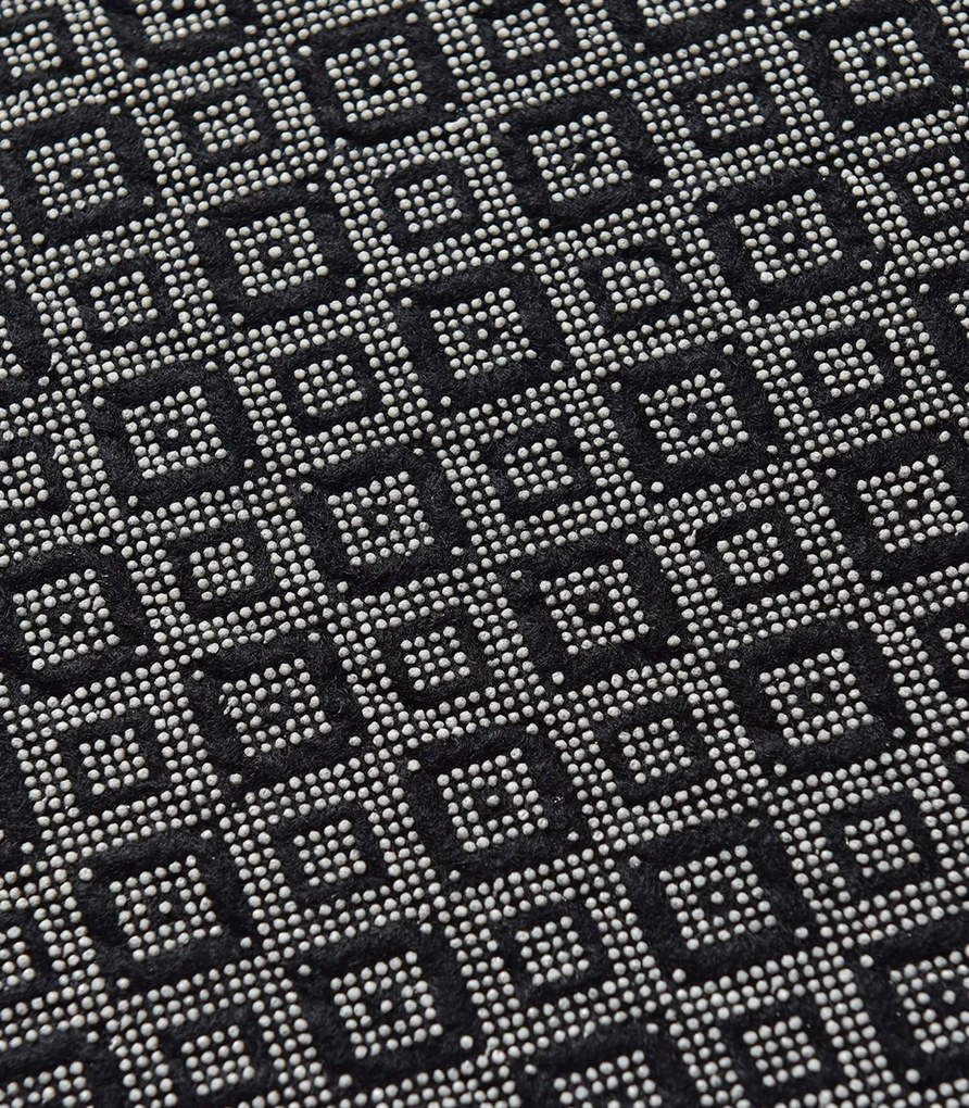 Set 2 covorase baie Like Home 60 x 100 cm 50 x 60 cm Antiderapant Alb-Negru