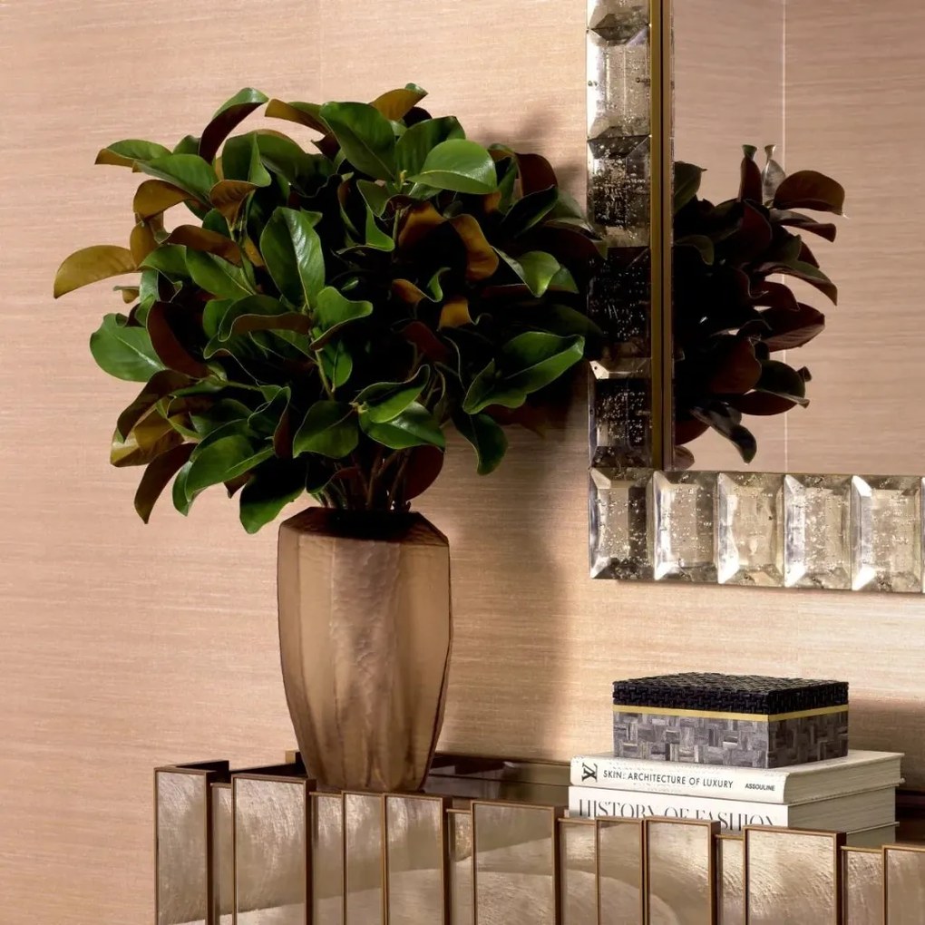 Buchet artificial LUX din 24 fire frunze de Magnolie