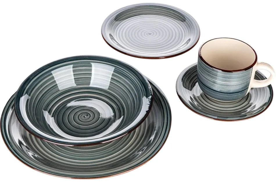 Set de masă Banquet 30-piese Spiral Blue