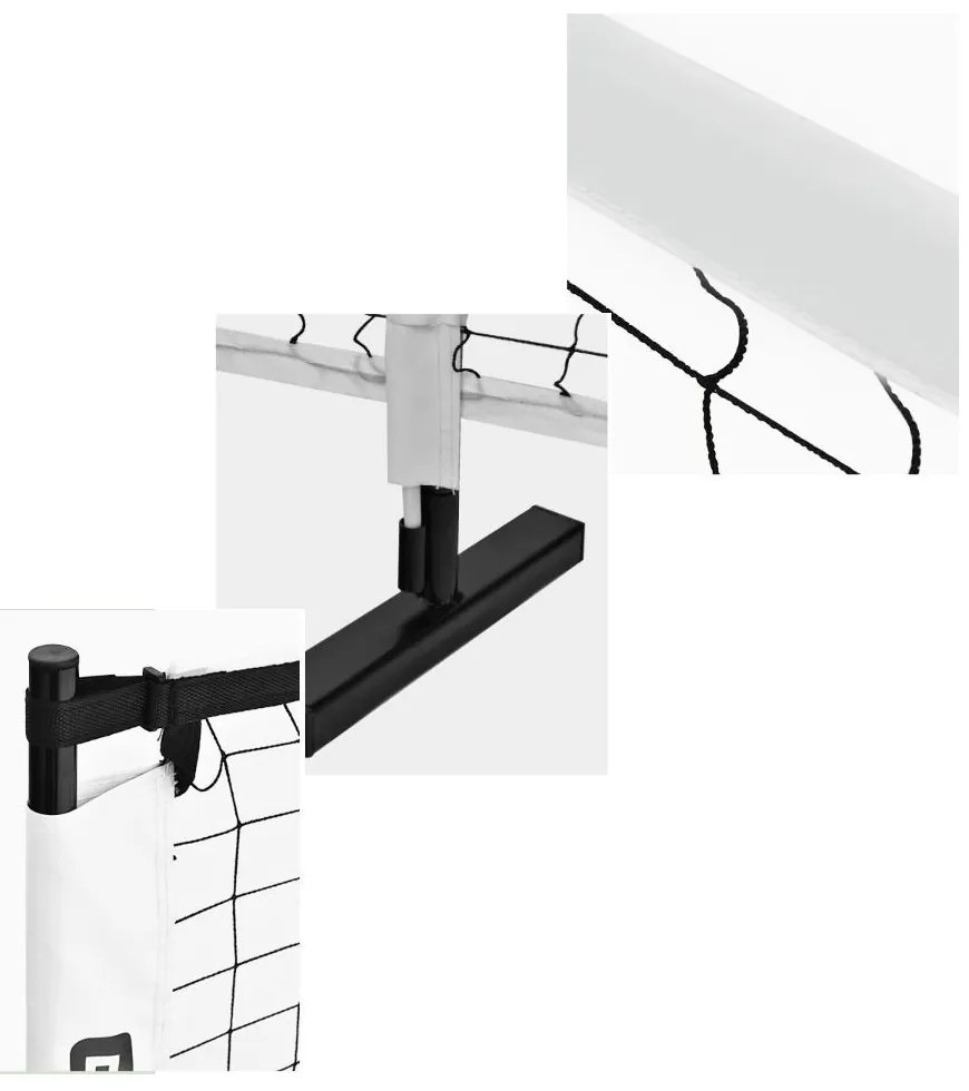 Plasă de pickleball portabilă cu husă de transport