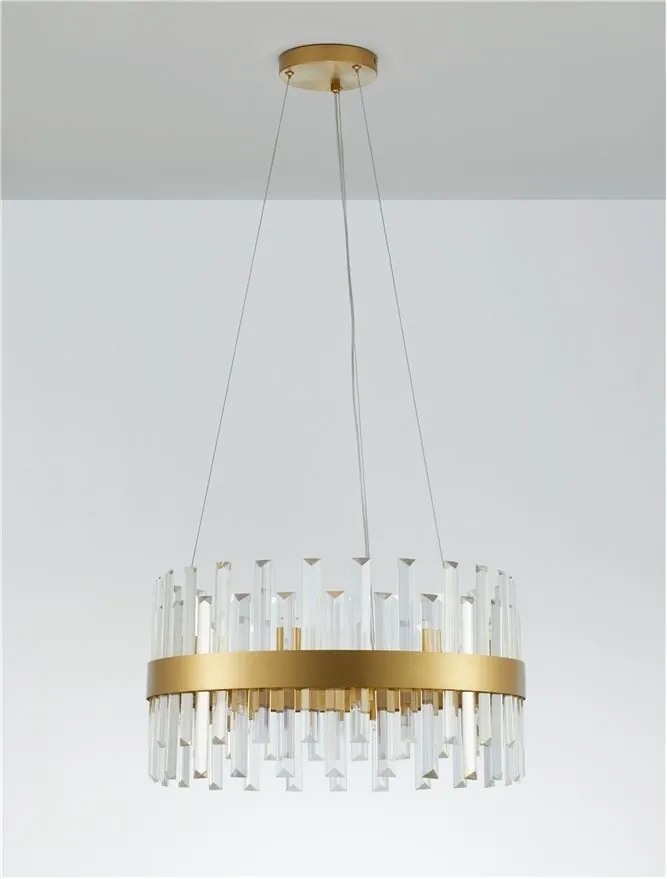 Lustra suspendata eleganta design modern Crown 55cm