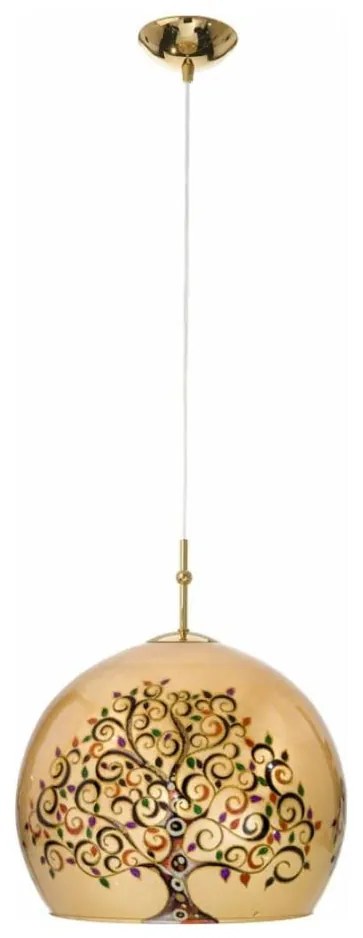 Lustră pe cablu Kolarz 0392.31M.3.Al.Mu LUNA 1xE27/60W/230V 24K auriu