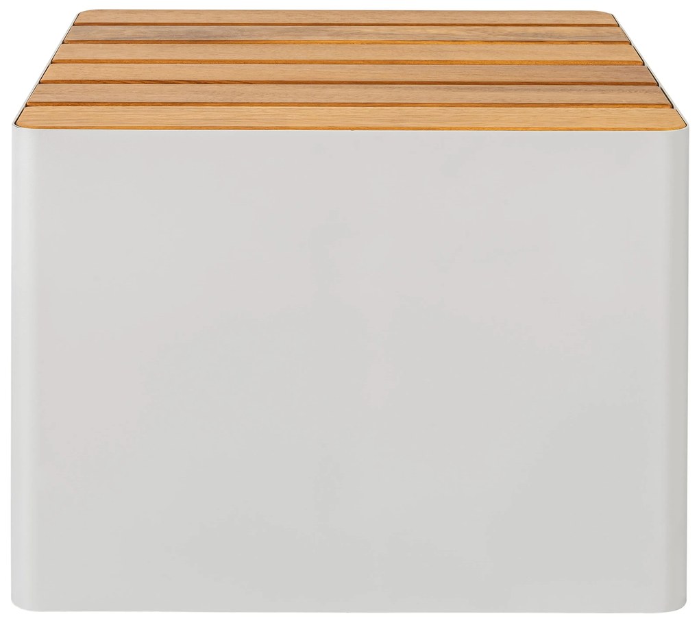Scaun de exterior WOODGREEN, mai multe variante - Hobby Flower Culoare: alb/lemn natural