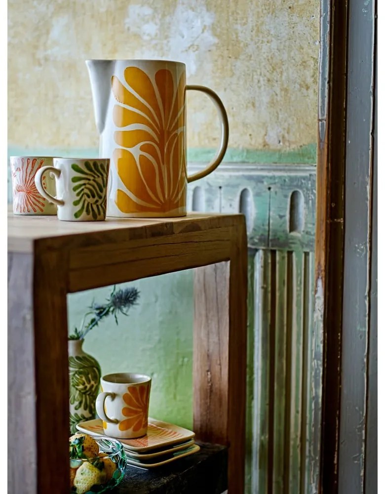 Cești 3 buc. pentru cappuccino din gresie 205 ml Fauni – Bloomingville