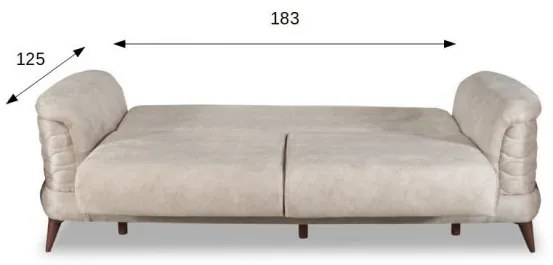 Canapea Extensibila Fausta 3L, 240 x 94 x 86 Cm