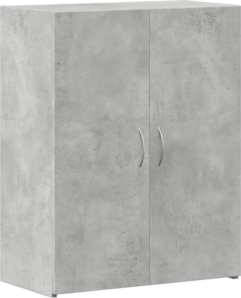 vidaXL Fișet, gri beton, 60x32x77,5 cm, lemn prelucrat