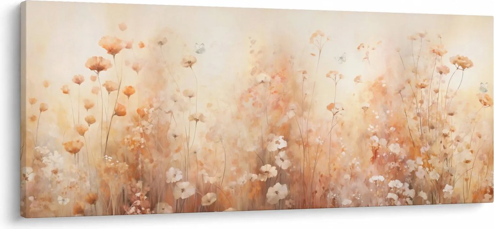 Tablou - Model de flori sălbatice (120x50 cm)