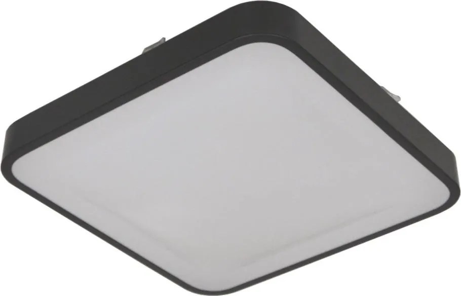 Plafonieră cu senzor WILTON 2xE27/60W/230V 33x33 cm antracit