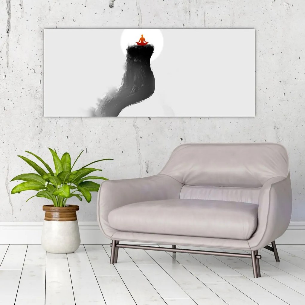 Tablou - Meditație în vârf (120x50 cm)