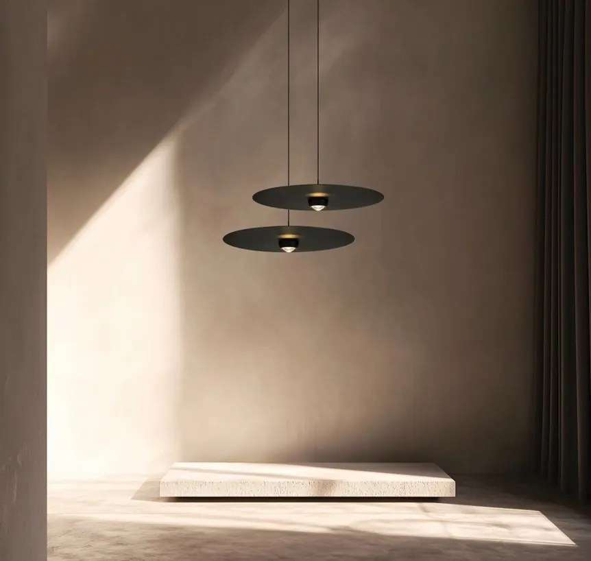 Lustra, Pendul LED 21W 3000K SANDY BLACK ZB-2587