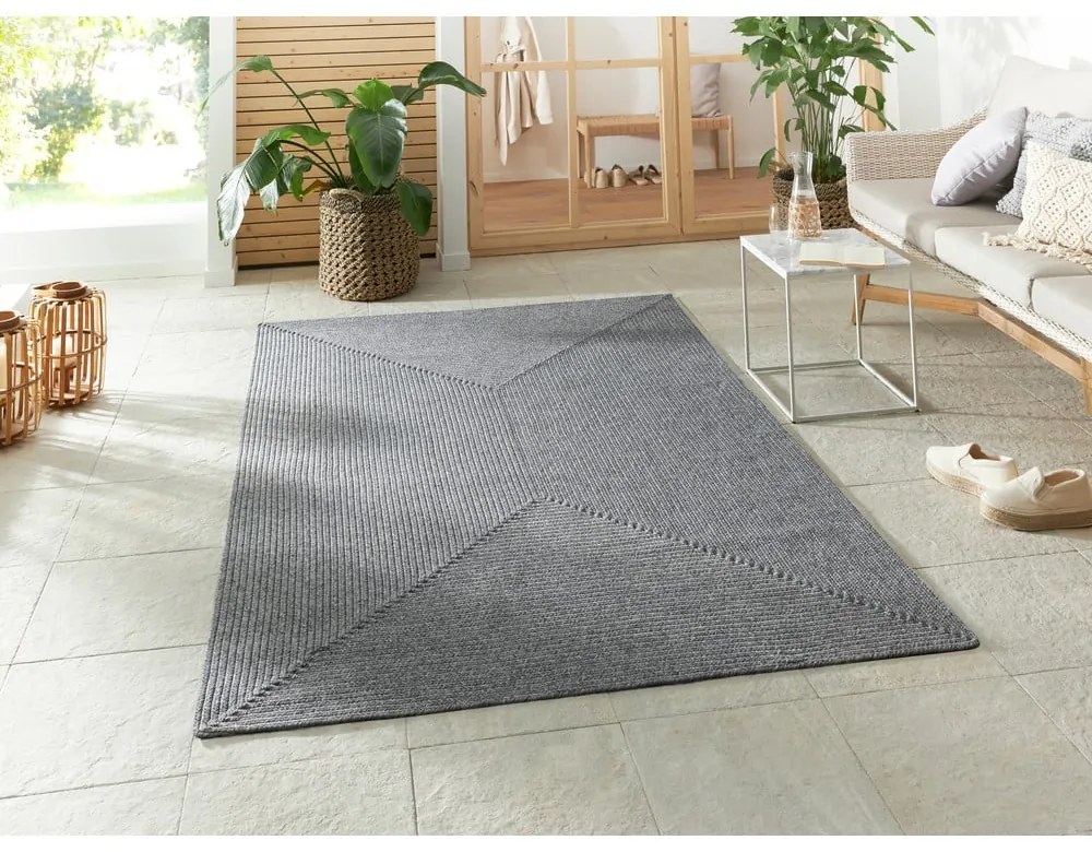 Covor gri de exterior 150x80 cm - NORTHRUGS
