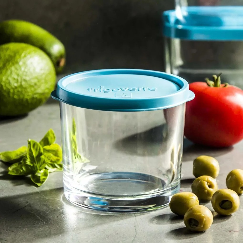 Doză de sticlă cu capac Bormioli Rocco Frigoverre , 9,5 cm, S