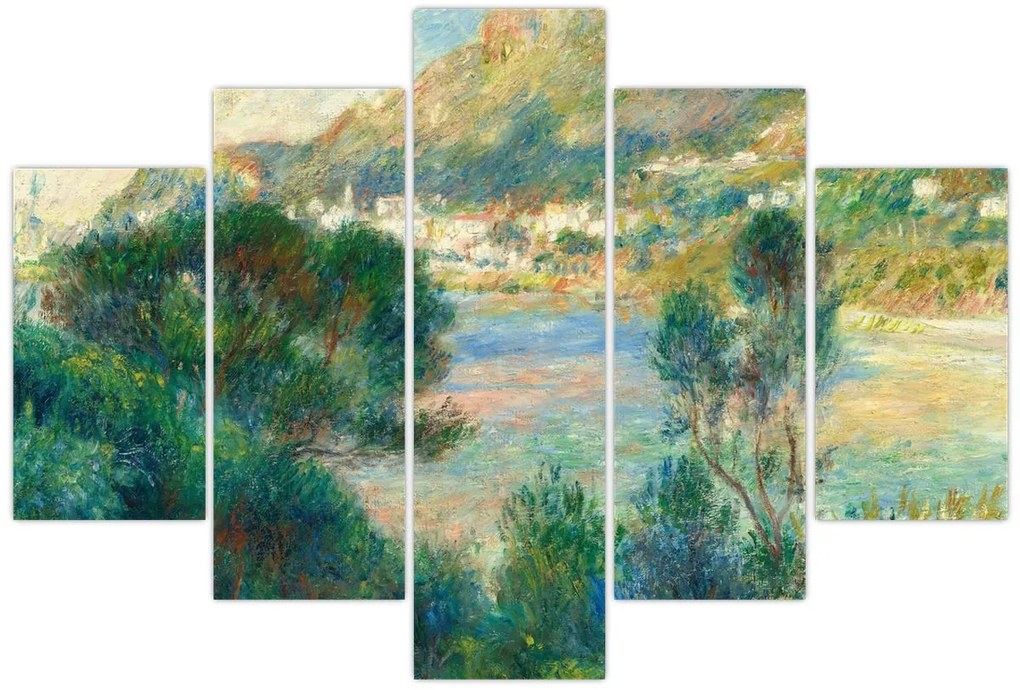 Tablou - Auguste Renoir, View of Monte Carlo from Cap Martin, reproducere (150x105 cm)