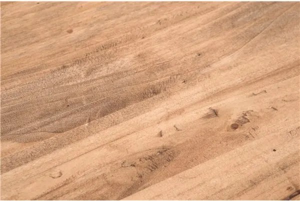 Birou, L100 48 H80 cm, 5 sertare, natur antic, lemn masiv