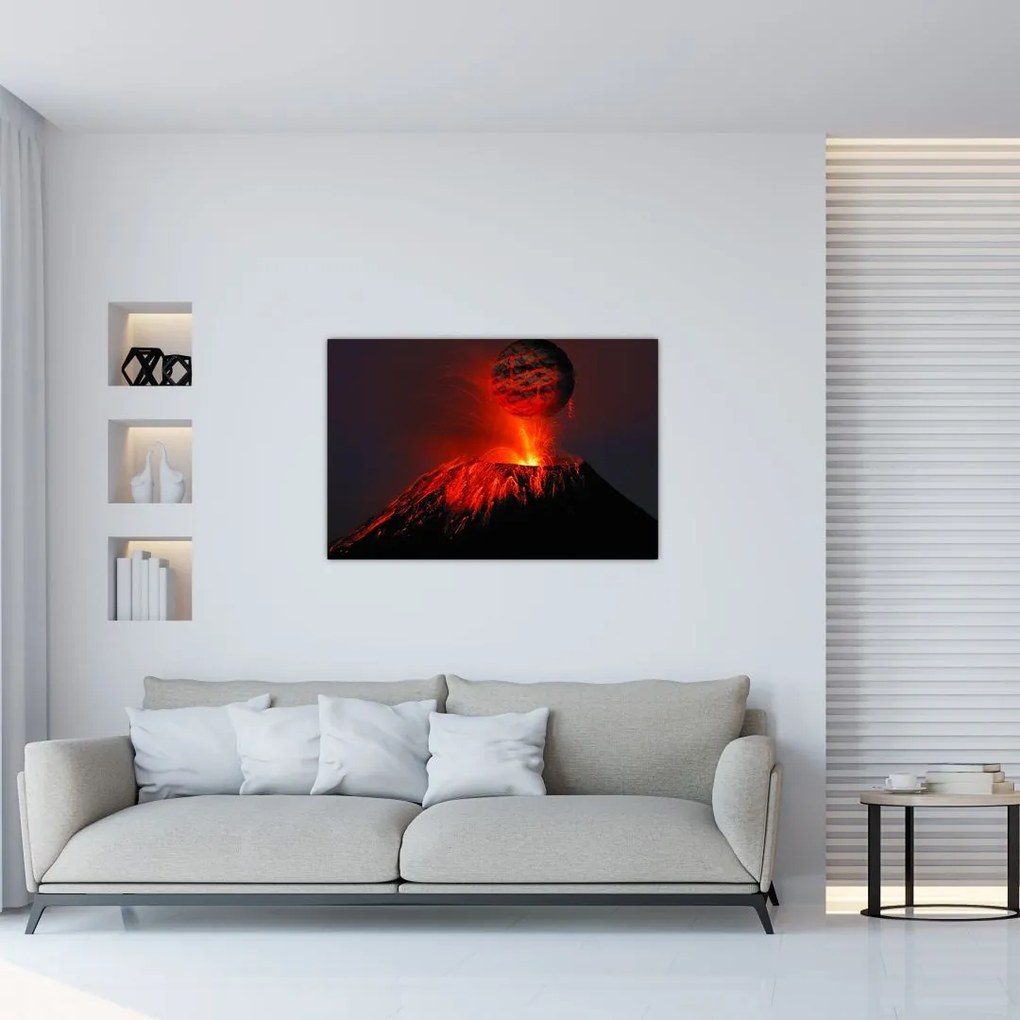 Tablou cu vulcan (90x60 cm)