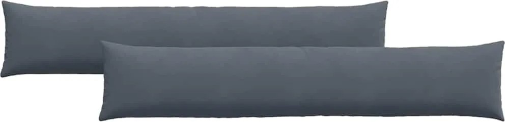 vidaXL Perne pentru canapea 2 pcs Gri închis 200 x 40 cm