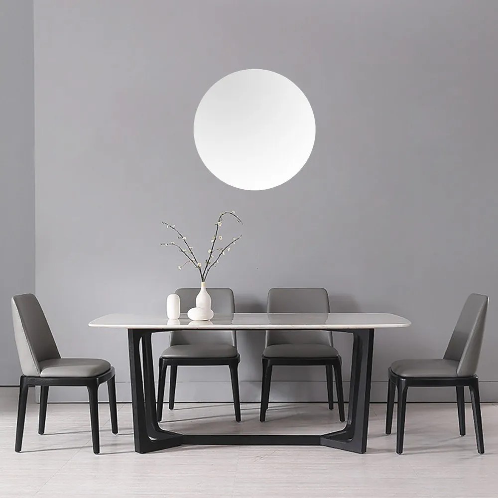 Oglindă de perete cu led ø 60 cm Luna – Mirrors and More
