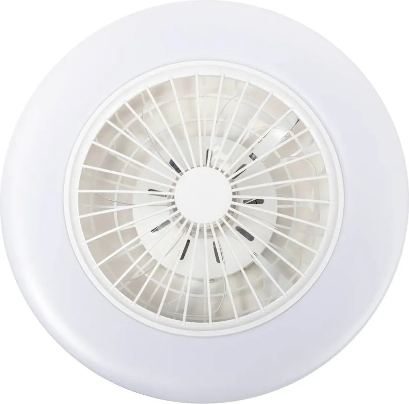 Plafoniera Ventilator Erste Breezy 49cm 48W LED 15W Motor CCT Reglabila Design Modern 2in1 Telecomanda Inclusa Iluminat Silentios pentru Interior