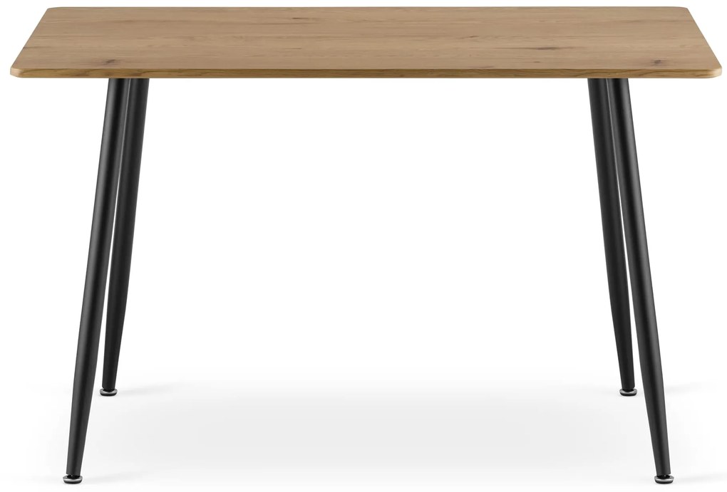 Masa de sufragerie cu blat in decor stejar WERONA 120x80