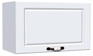 Corp superior 60 cu 1 usa orizontala pentru hota Zebra MDF alb drept