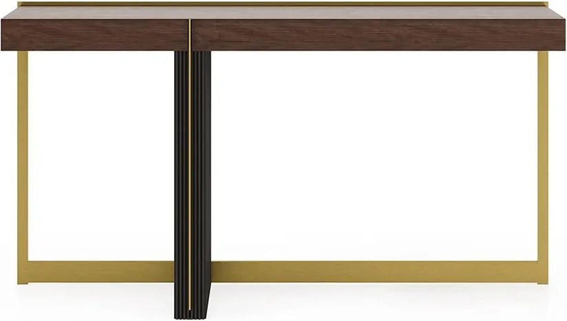 Masă lemn masiv de toaletă Personalizabilă, 152 × 40 × 81 cm