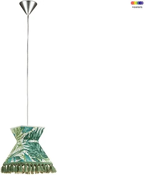 Lustra verde din in si PVC Palm Tree Small Santiago Pons