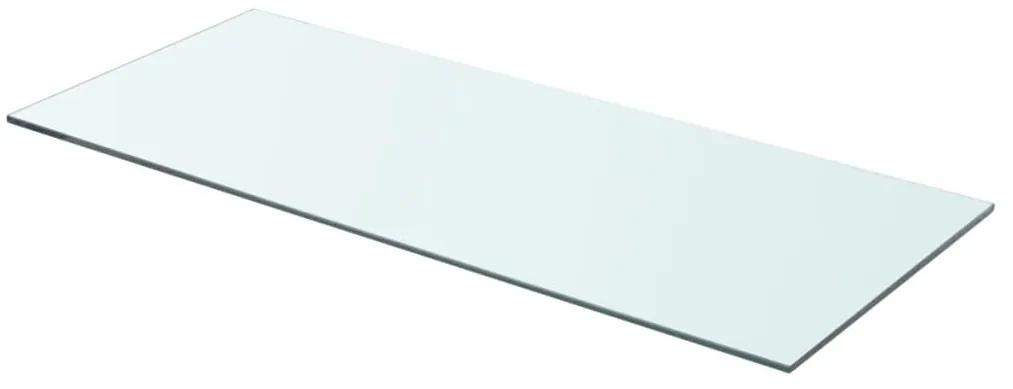 Rafturi, 2 buc., 70 x 30 cm, panouri sticla transparenta 2, 70 x 30 cm