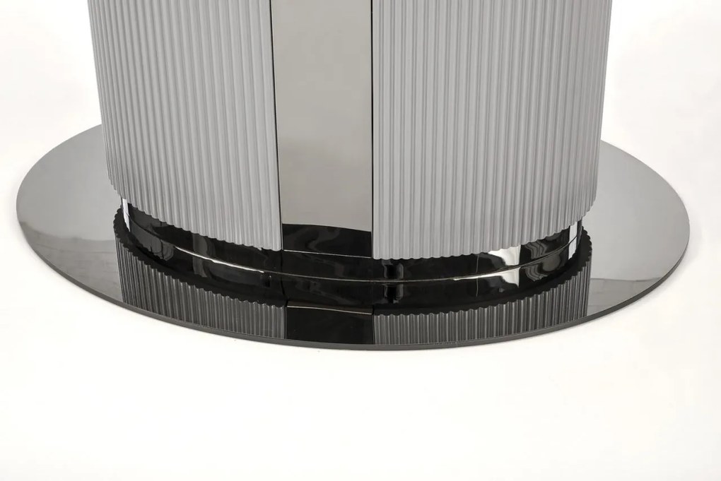 Set masa extensibila Dancan L160-220 cm + 4 scaune K494 gri