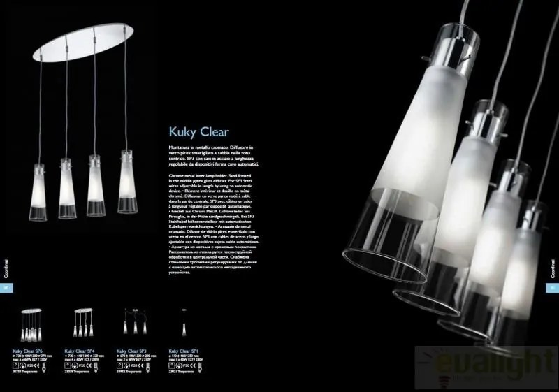 Pendul design italian KUKY CLEAR SP3 033952
