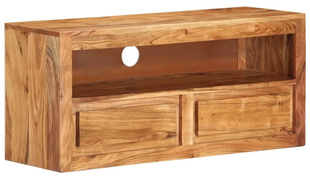 Comoda TV, 88x30x40 cm, lemn masiv de acacia 1, lemn masiv de acacia