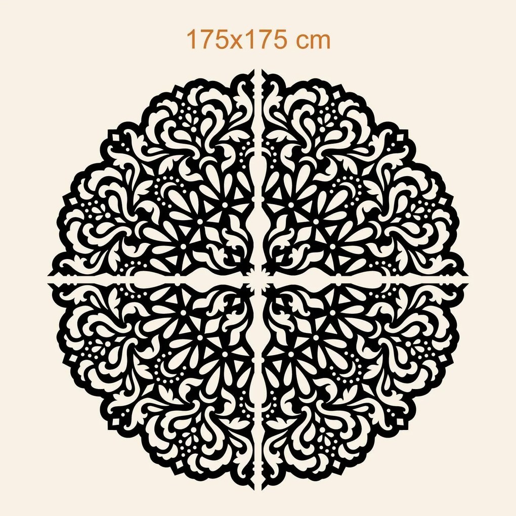 DUBLEZ | Mandala boho pentru perete - Pasiune