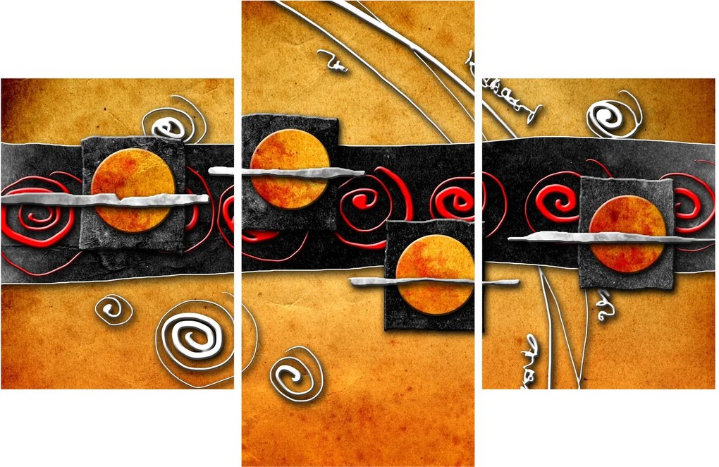 Tablou abstacției - Panete (90x60 cm)
