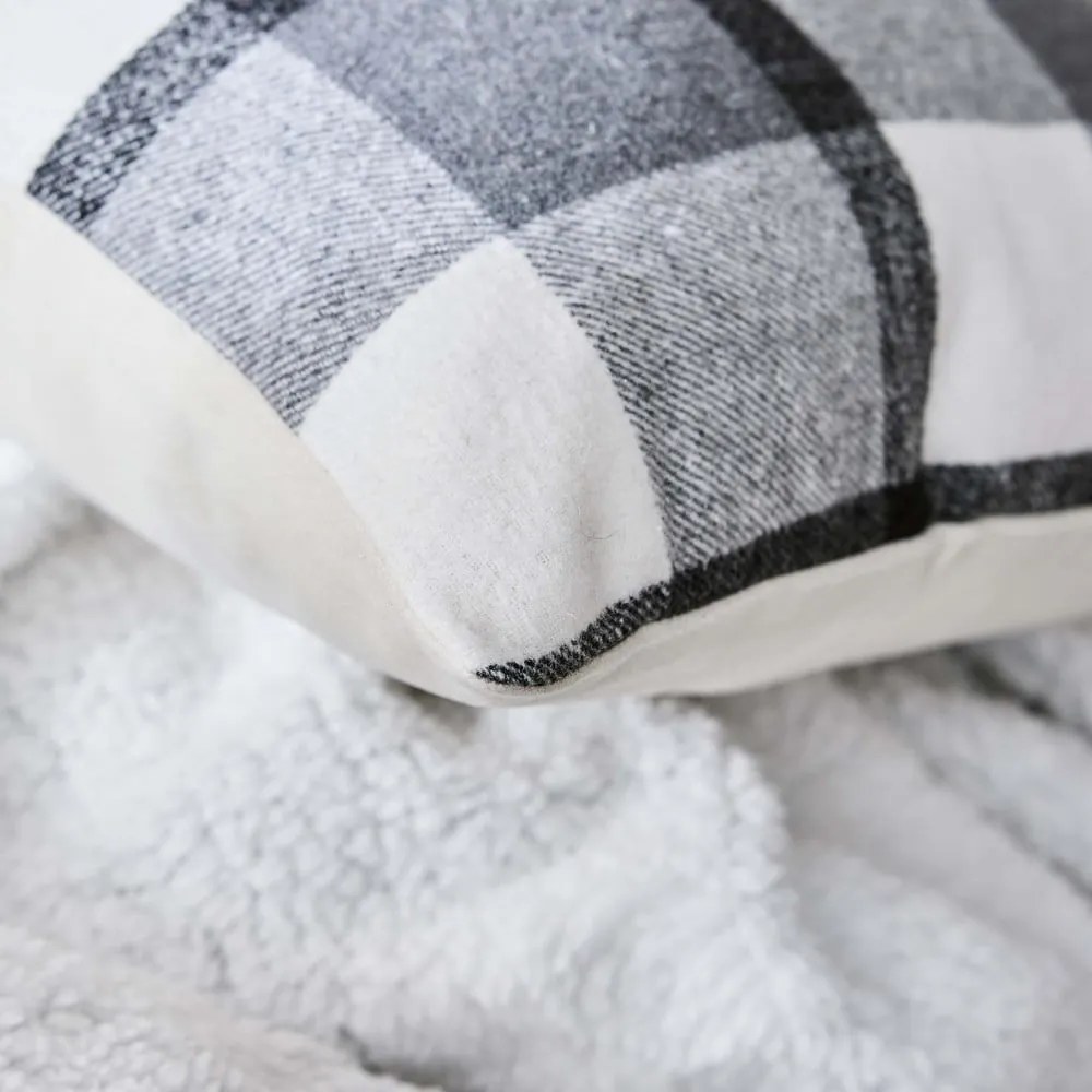 Pernă decorativă 45x45 cm Ecossais – douceur d'intérieur