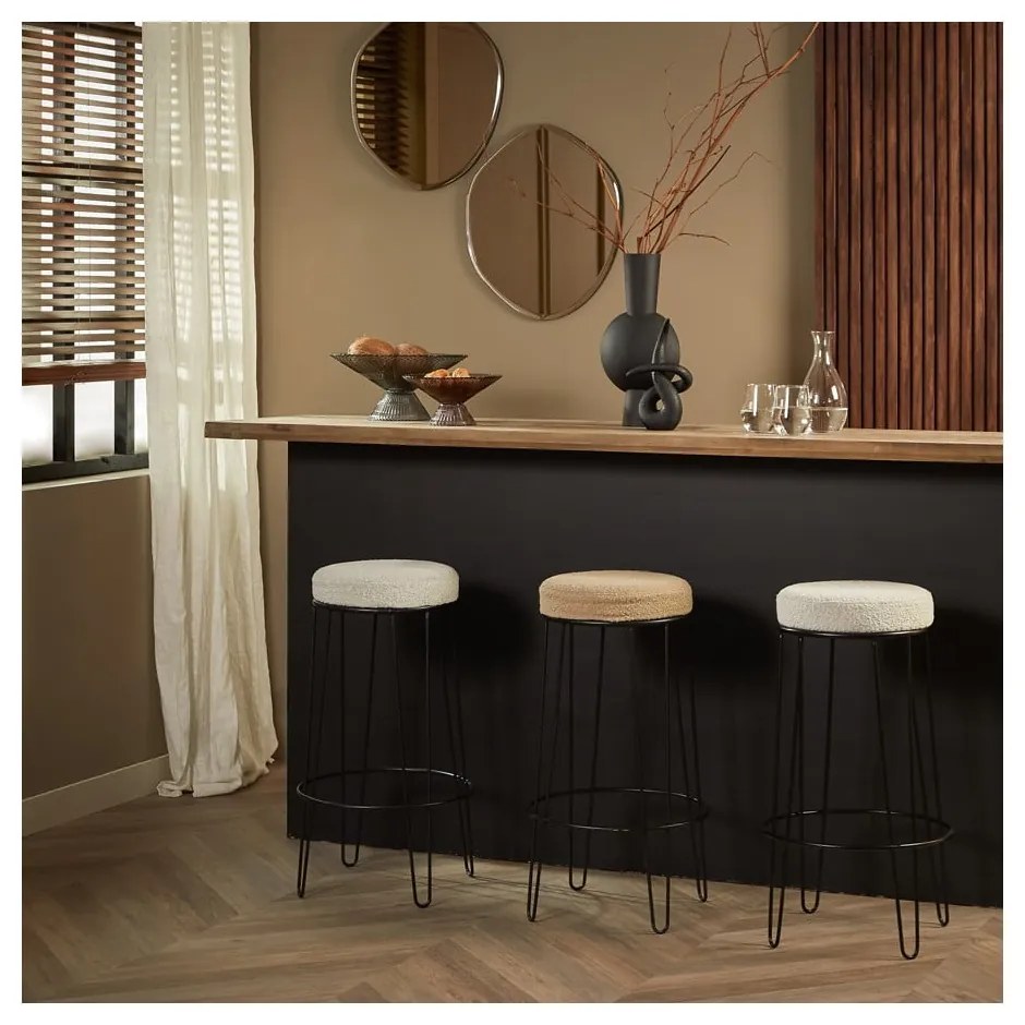 Scaun de bar alb Alice – Light & Living