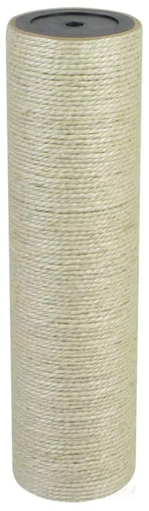 vidaXL Stâlp de zgâriat pentru pisici, 8x30 cm, 8 mm, bej