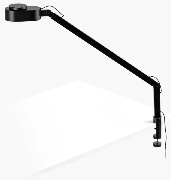 Veioza LED dimabila / Lampa de birou cu clips design ultra-modern INVITING neagra