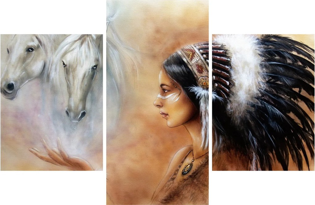 Tablou - Farmecele indienilor (90x60 cm)