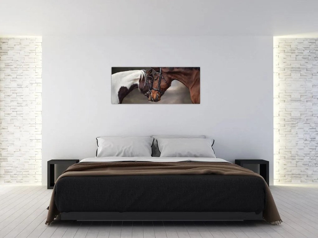 Tablou - Cai îndrăgostiți (120x50 cm)