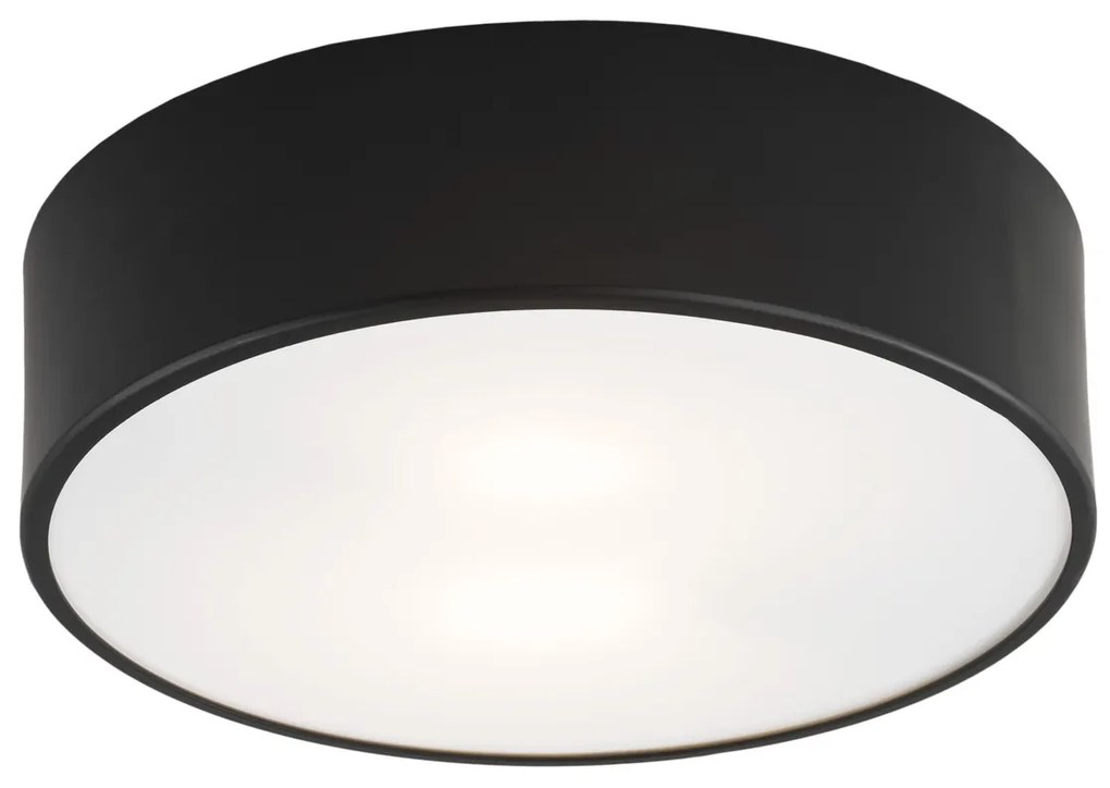Plafoniera moderna design circular DARLING 25cm negru
