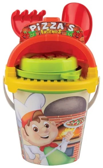 SET ANDRONI PENTRU NISIP GALETUSA CU ACCESORII PIZZA - ANDRONI GIOCATTOLI (AG1293-000)