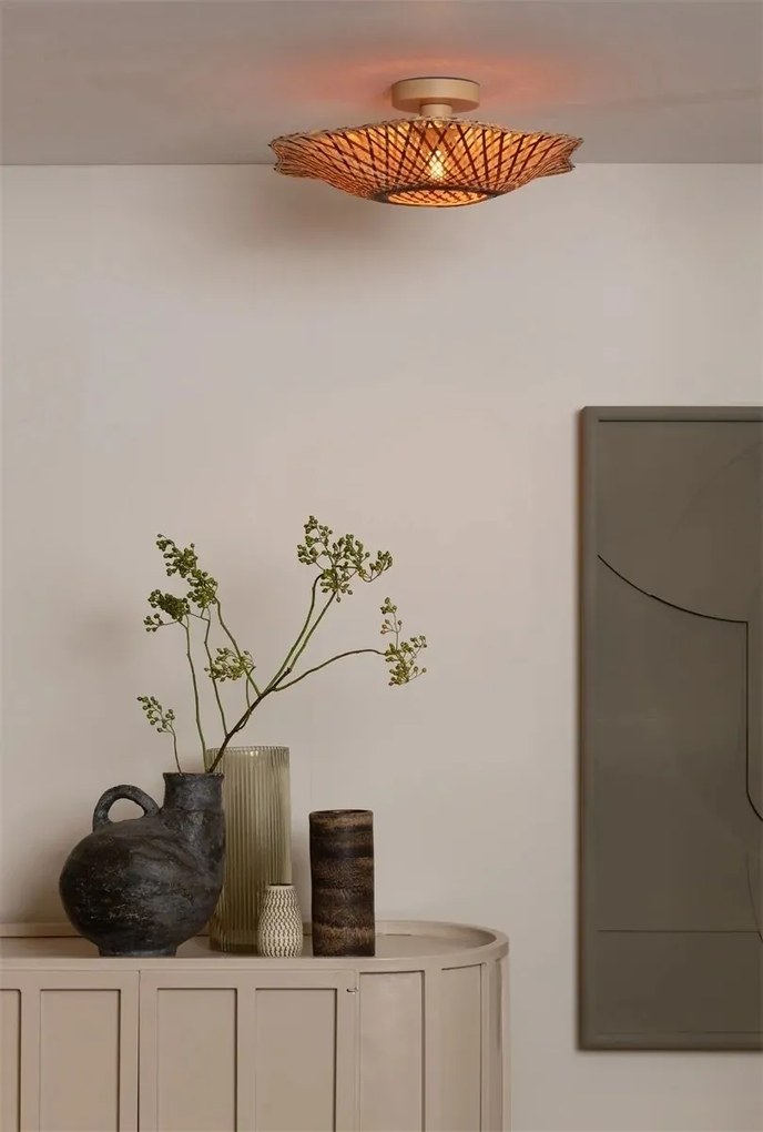Plafoniera Eco, Bambus, Madura nat/brown, S