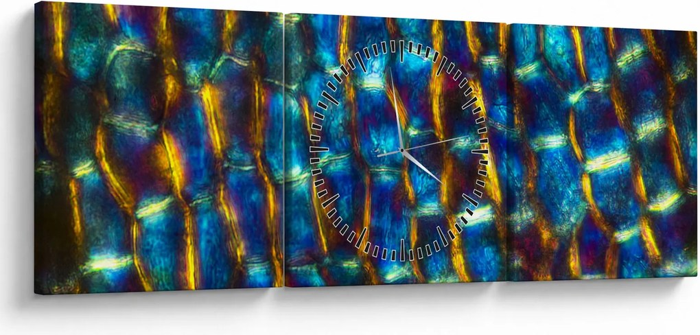 Tablou - Peretele celular (cu ceas) (90x30 cm)