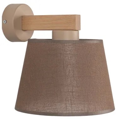 Brilagi - Lampă de perete LATTE SABIA 1xE27/15W/230V pin/maro