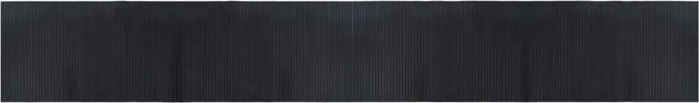 vidaXL Covor dreptunghiular, negru, 60x400 cm, bambus